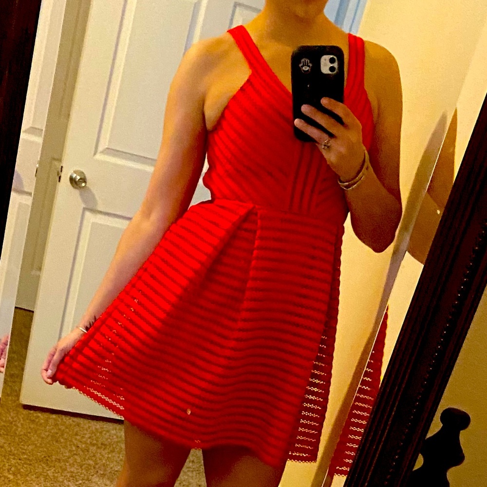 Red express dress